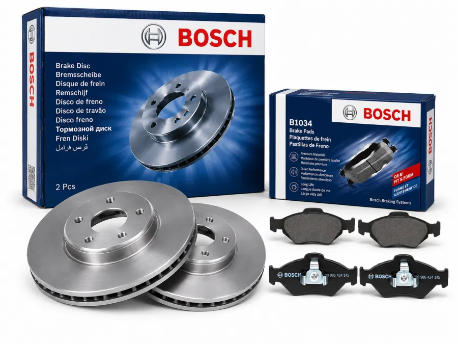 Ford Fiesta Ön Fren Disk ve Balata Seti 2001-2008